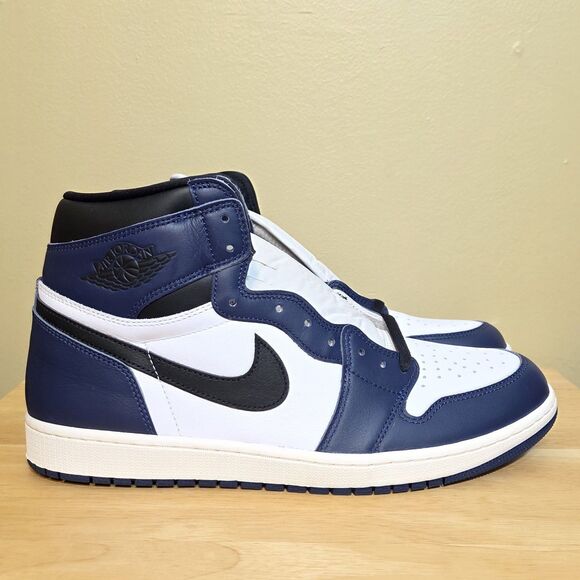 Air Jordan 1 Retro High OG Midnight Navy Black White DZ5485401 Men\'s Size 14 main image 2